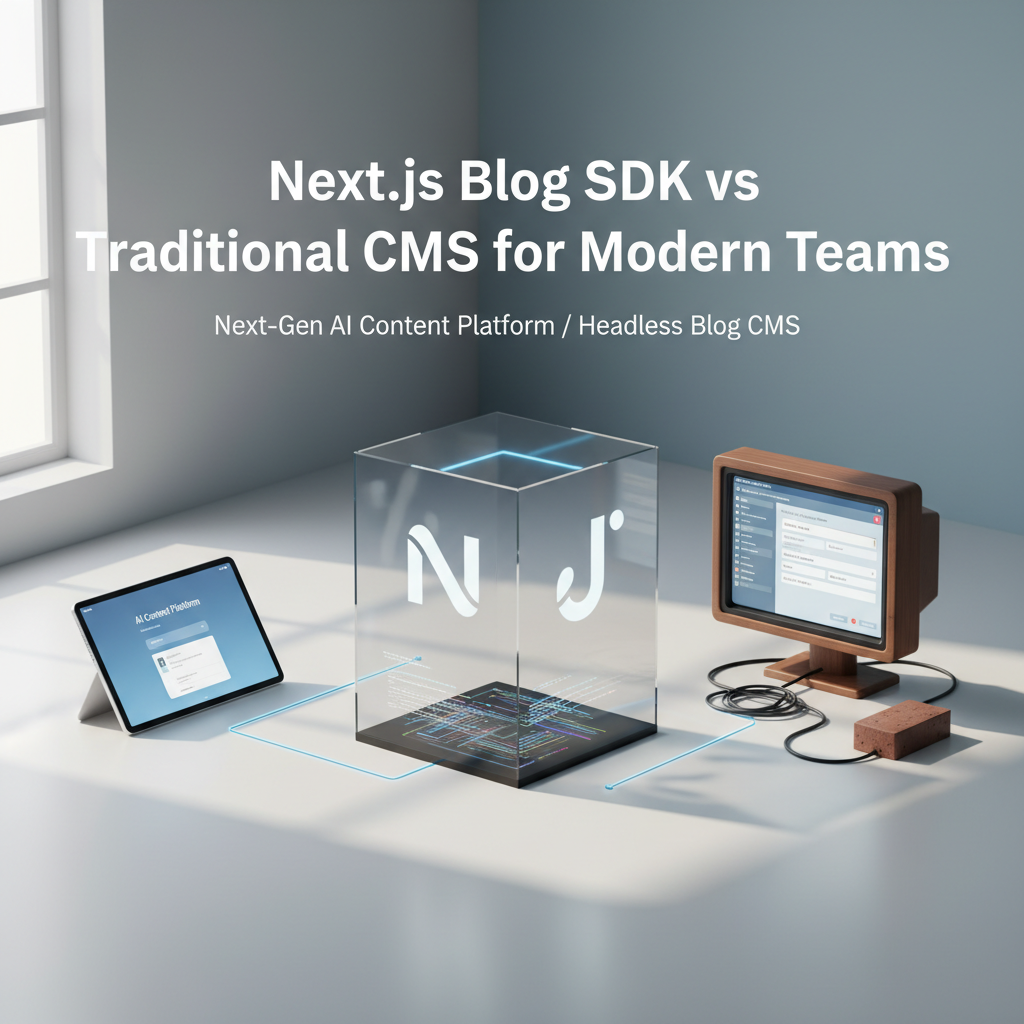 Next.js blog SDK vs Traditional CMS