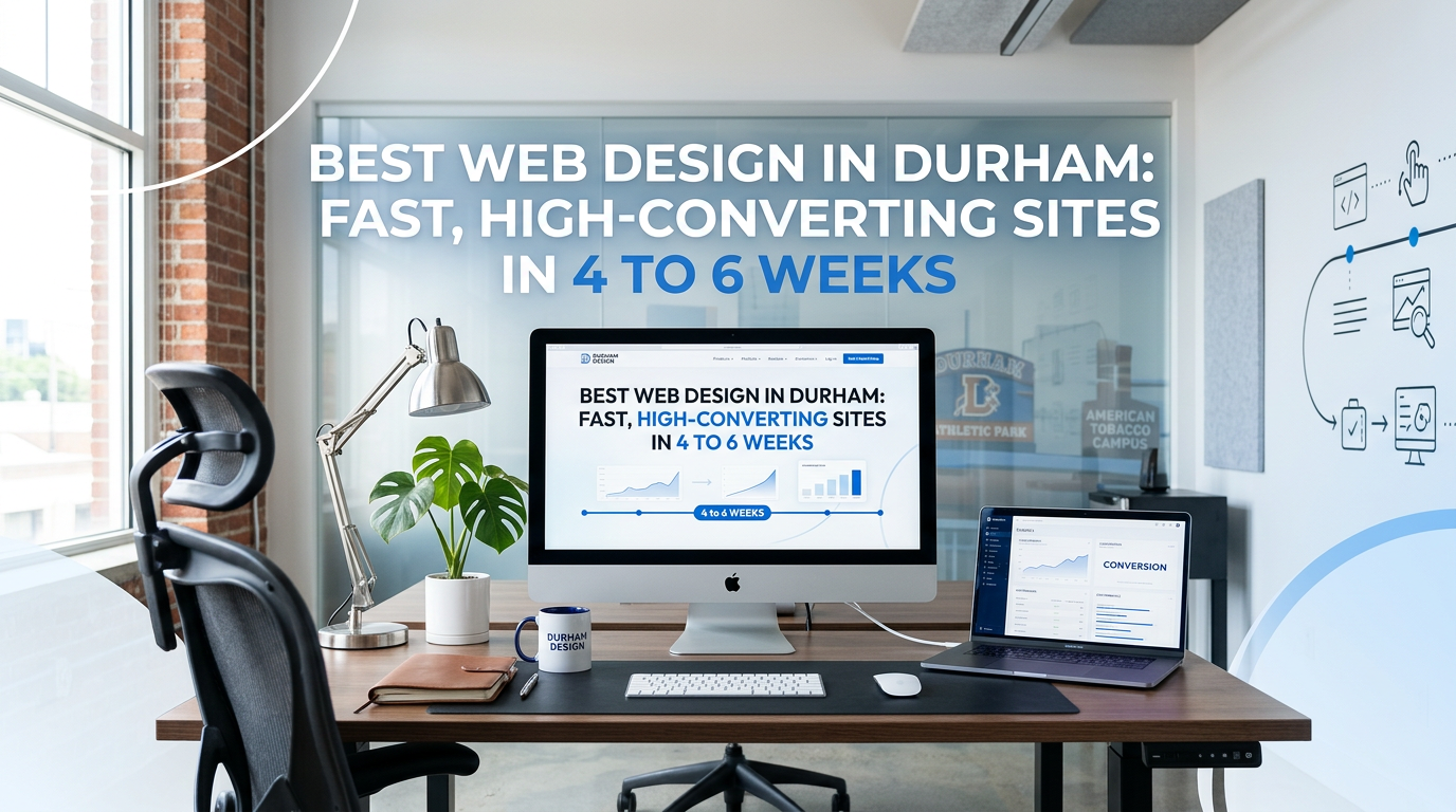 Best Web Design in Durham: Fast, High-Converting Sites in 4 to 6 Weeks